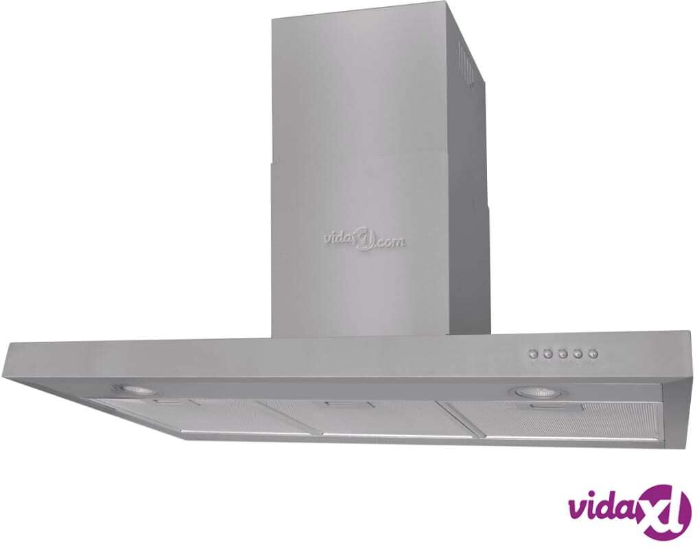 vidaXL Flat Stainless Range Hood 900 mm