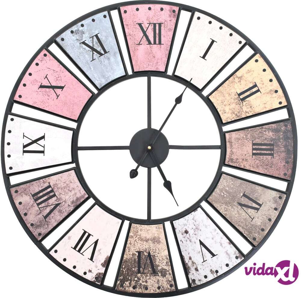 vidaXL Vintage Wall Clock with Quartz Movement 60 cm XXL