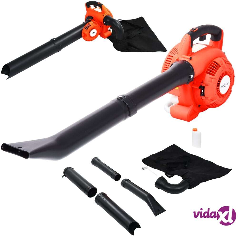 vidaXL 3 in 1 Petrol Leaf Blower 26 cc Orange