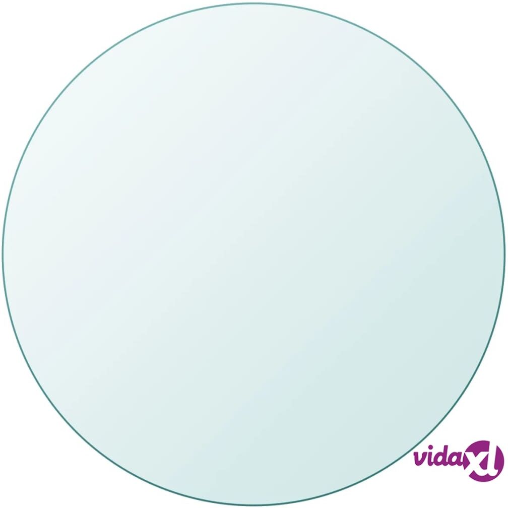 vidaXL Table Top Tempered Glass Round 900 mm