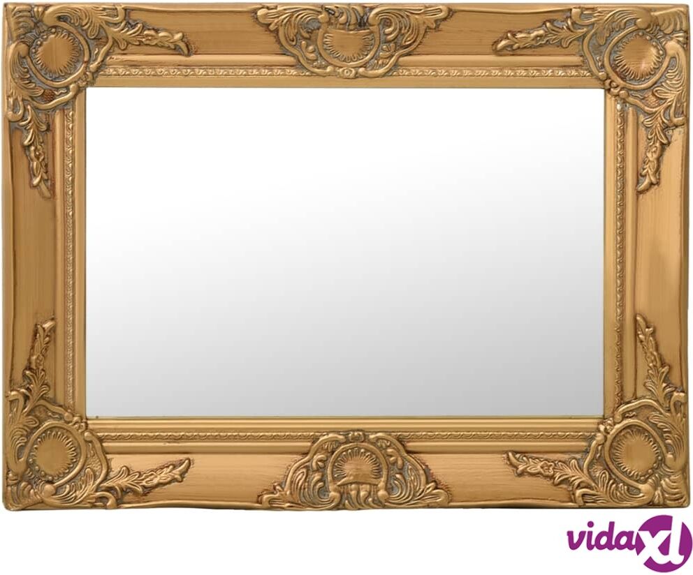 vidaXL Wall Mirror Baroque Style 60x40 cm Gold