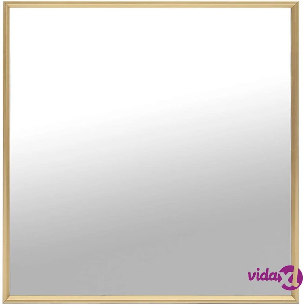 vidaXL Mirror Gold 60x60 cm