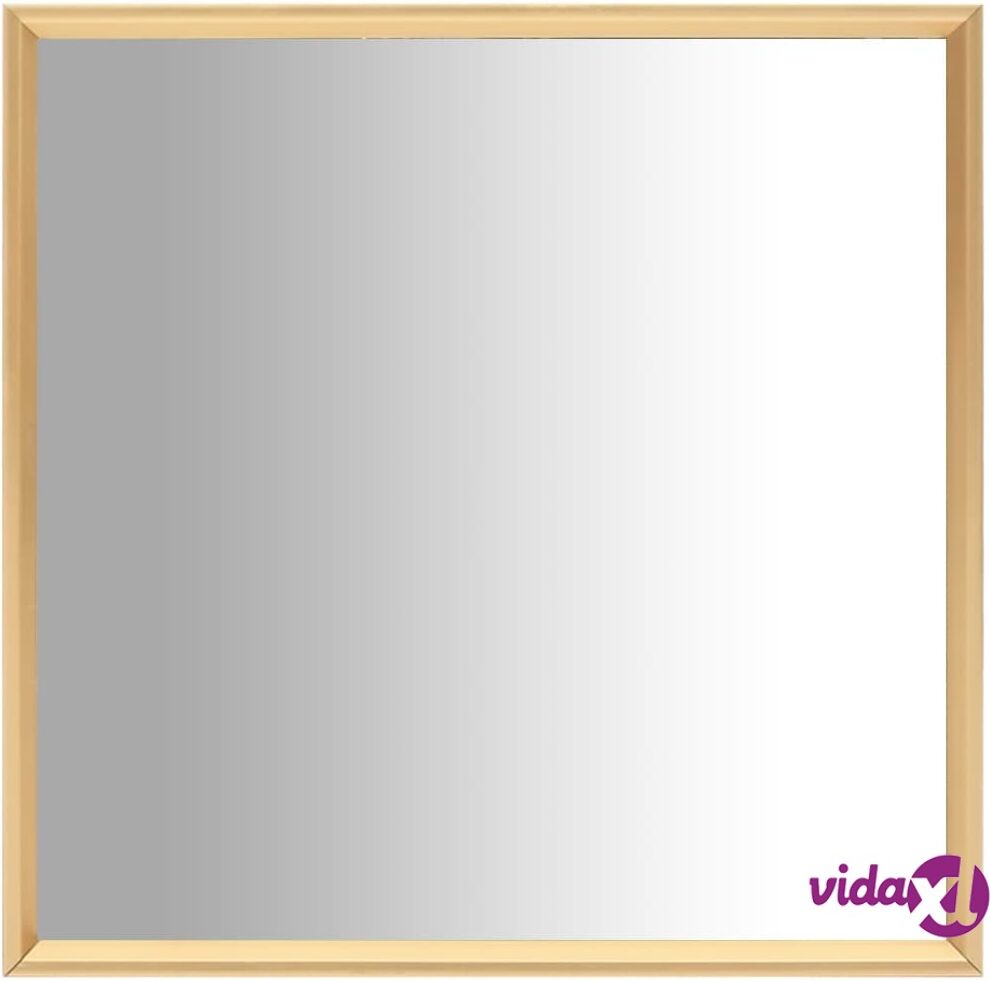 vidaXL Mirror Gold 70x70 cm