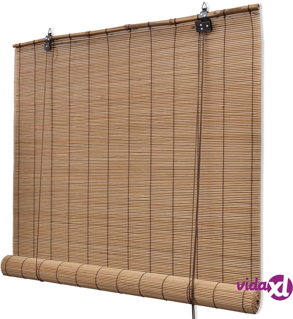 vidaXL Brown Bamboo Roller Blinds 150 x 220 cm