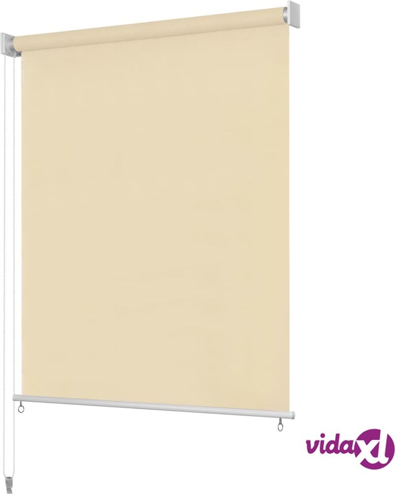 vidaXL Outdoor Roller Blind 140x230 cm Cream