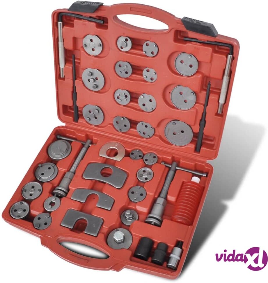 vidaXL Brake Caliper Piston Wind Back Tool Kit 40 pcs