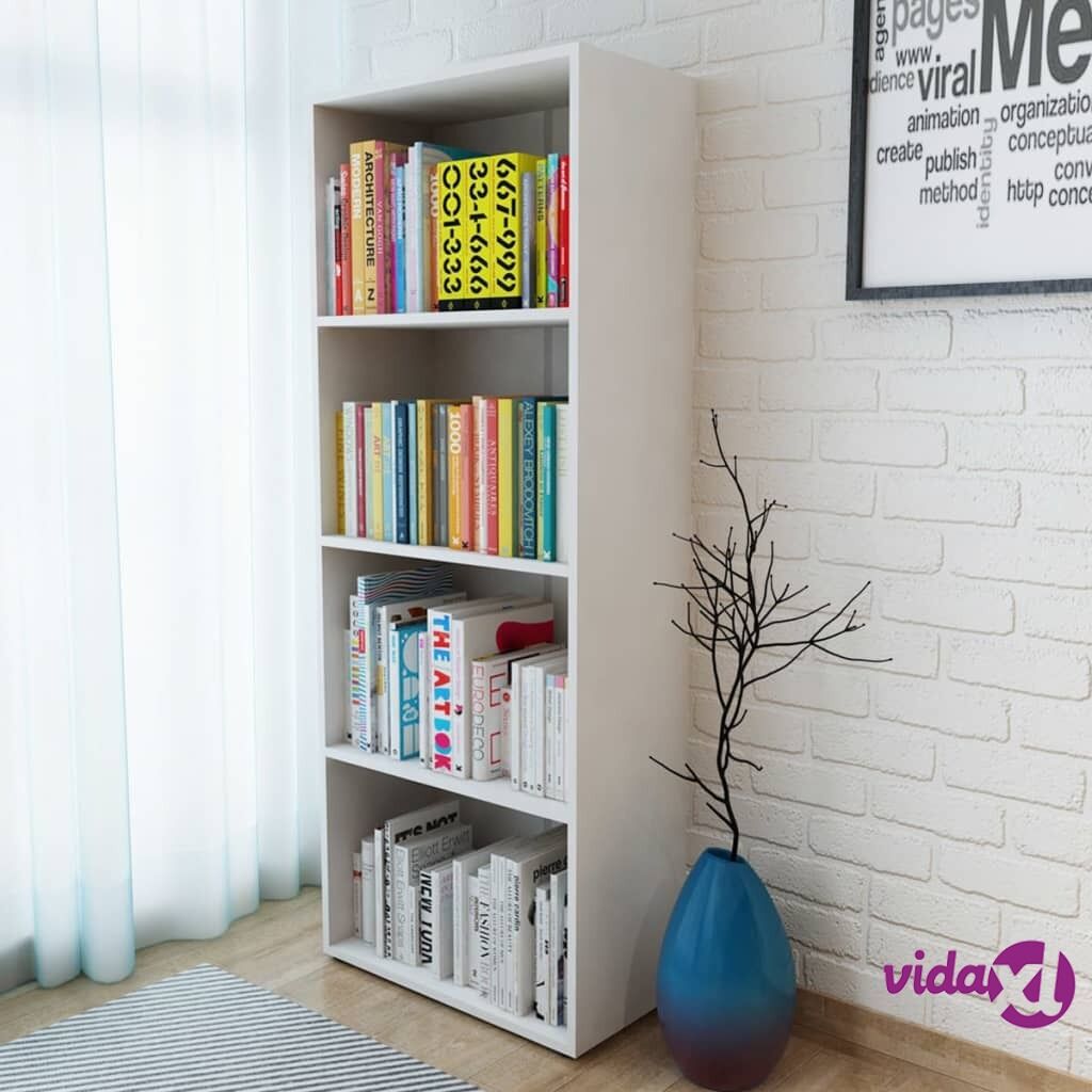 vidaXL Bookshelf Chipboard 60x31x155 cm white