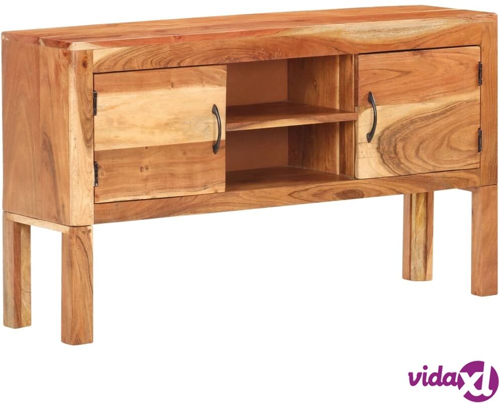 vidaXL Sideboard 116x30x66 cm Solid Acacia Wood