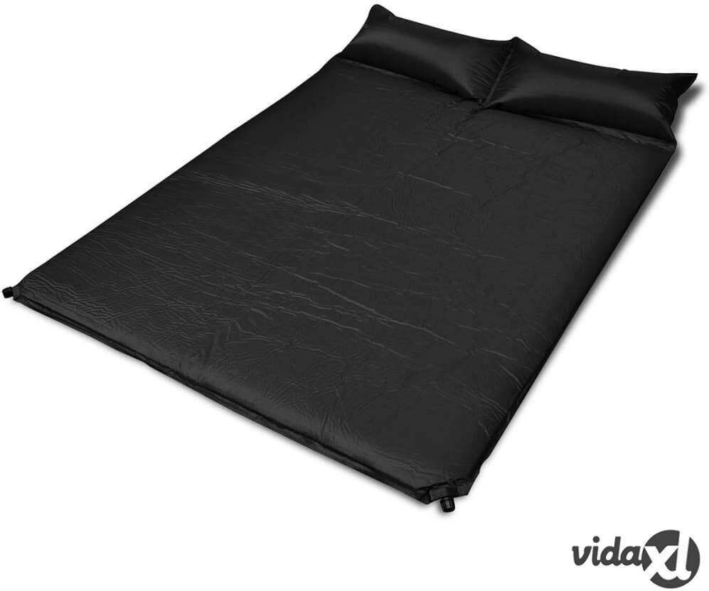 vidaXL Black Self-inflating Sleeping Mat 190 x 130 x 5 cm (Double)