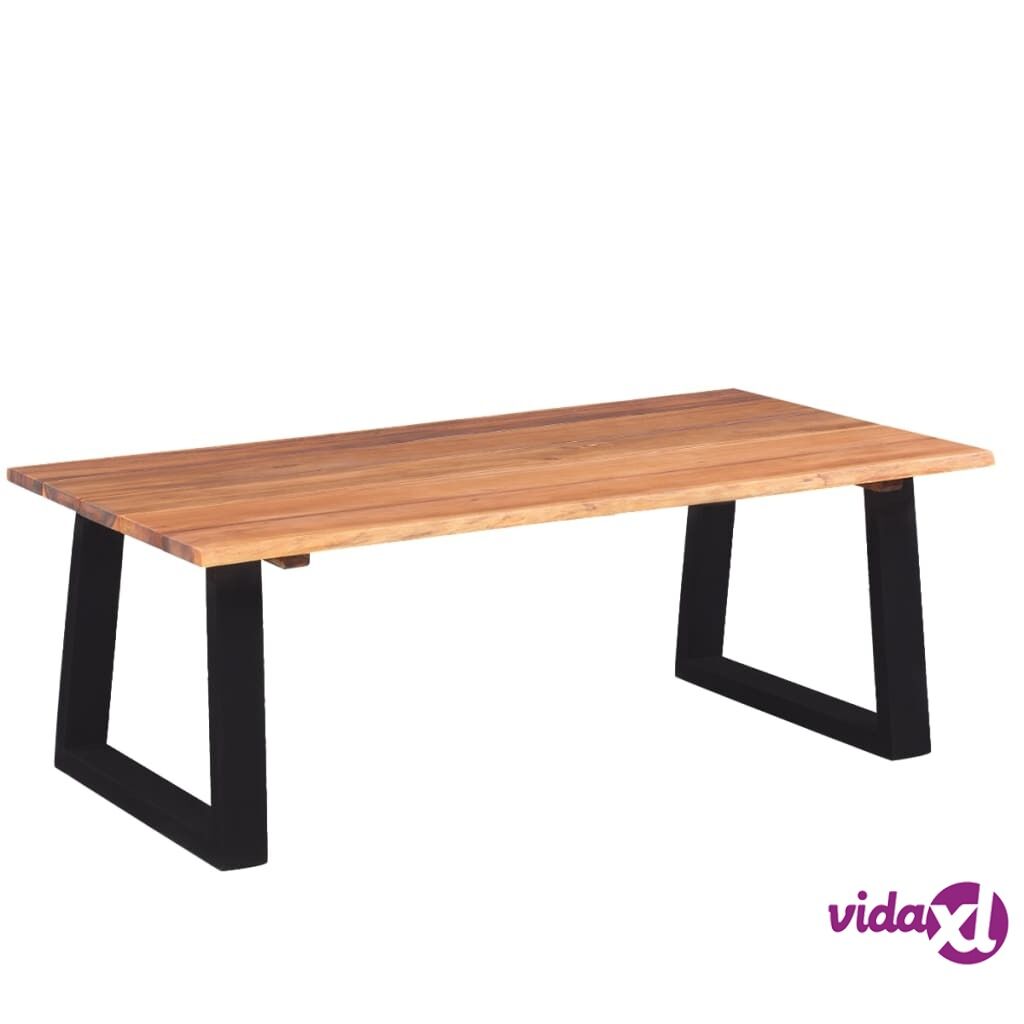 vidaXL Coffee Table Solid Acacia Wood 110x60x40 cm