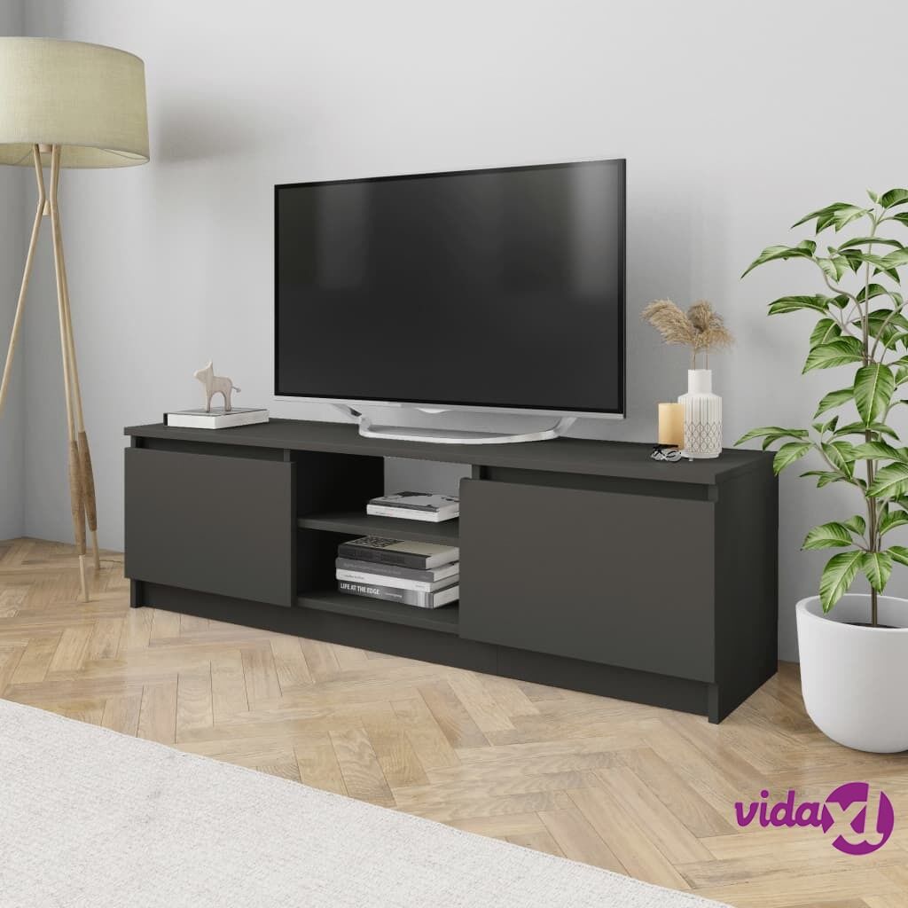 vidaXL TV Cabinet Grey 120x30x35.5 cm Chipboard