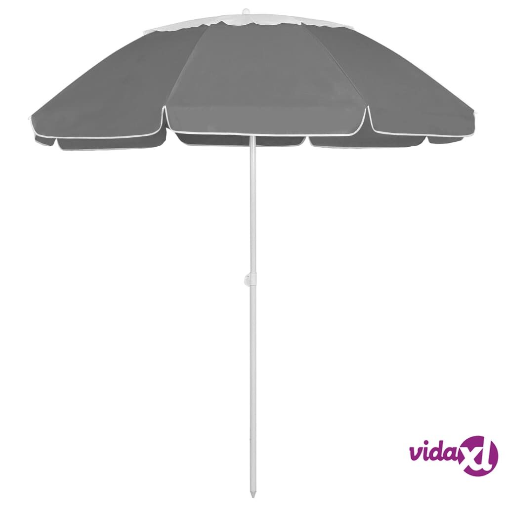 vidaXL Beach Umbrella Anthracite 300 cm