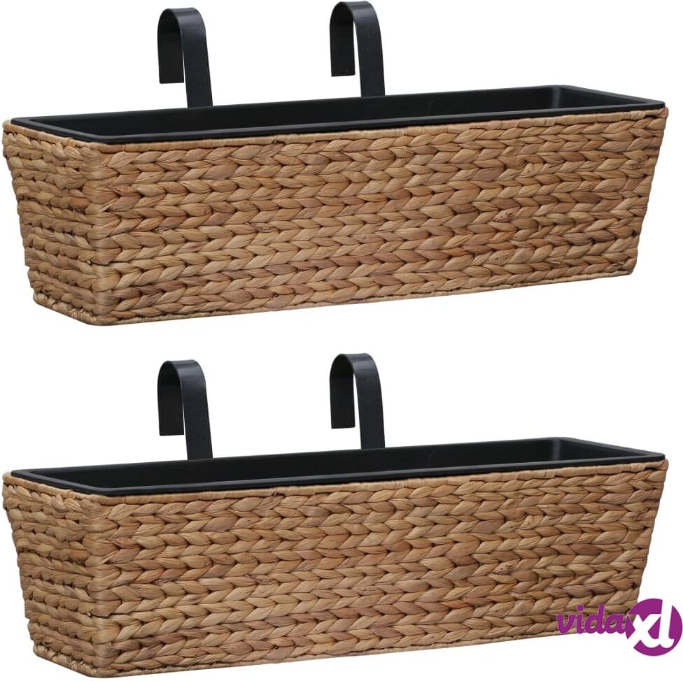 vidaXL Garden Planters 2 pcs Water Hyacinth