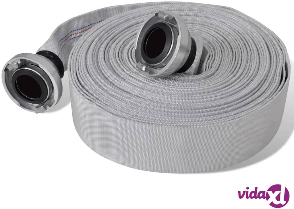 vidaXL Fire Hose Flat Hose 30 m with C-Storz Couplings 2 Inch