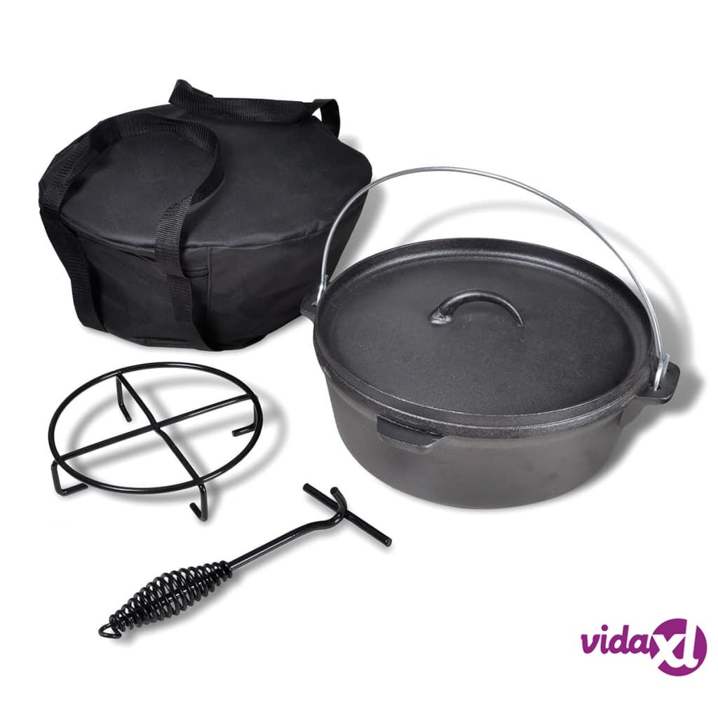 vidaXL Dutch Oven 5.6 L including Accessories