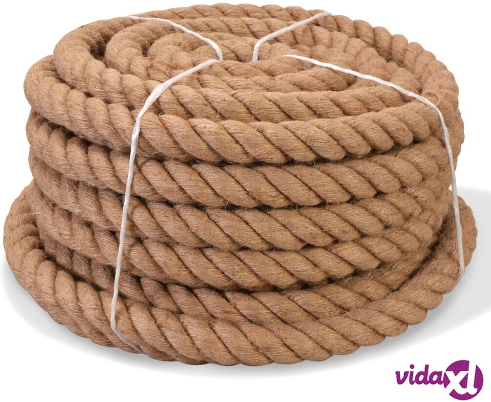 vidaXL Rope 100% Jute 40 mm 30 m