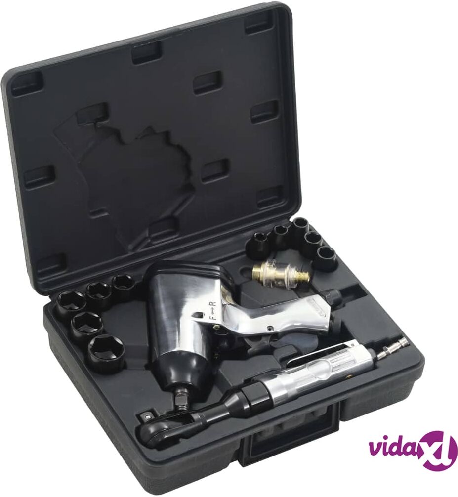 vidaXL 16 Piece Air Tool Set 1/2"