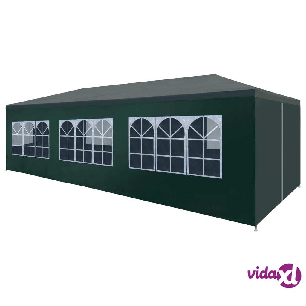 vidaXL Party Tent 3x9 m Green