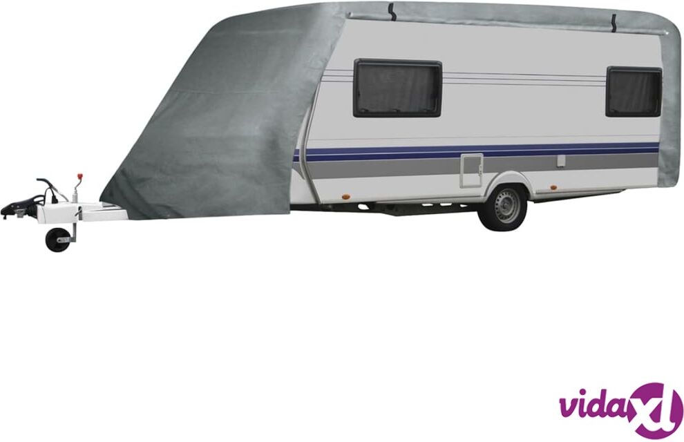 vidaXL Caravan Cover Grey M