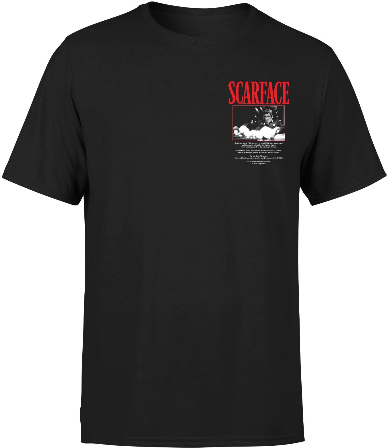 Scarface American Dream Unisex T-Shirt - Black - XL - Black