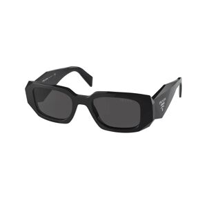 Add a Touch of Luxury to Your Outfit with the Prada 17WS Symbole Sunglasses 1AB5S0 - Black - Dark Grey Women Rectangle