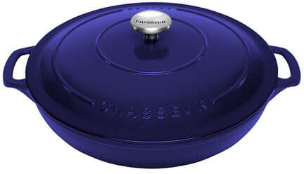 Chasseur Low Round Casserole (30cm/2.5L) - Azure