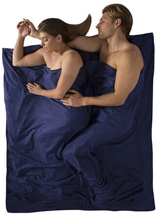 Sea to Summit Silk-Cotton Liner - Double Navy