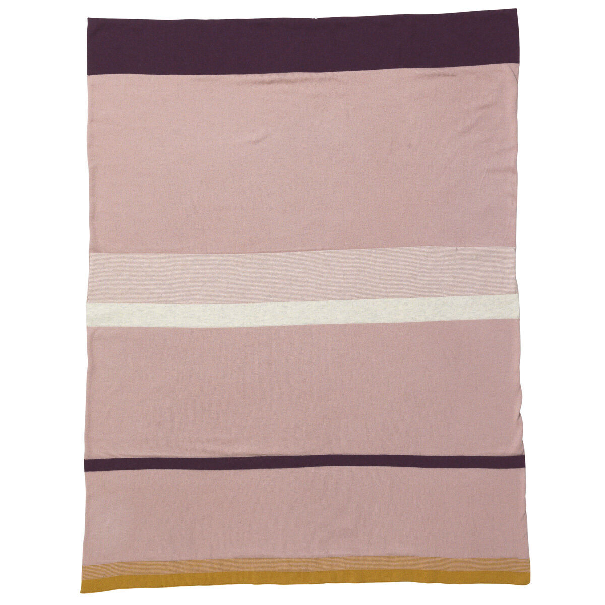 Ferm Living Couverture Little Strity - Rose