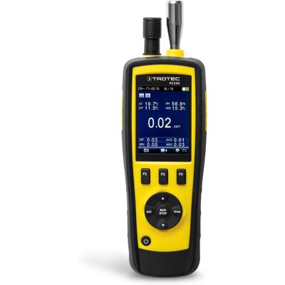 Trotec Deeltjesmeter PC220 incl. kalibratiecertificaat Trotec Deeltjesmeter PC220 incl. kalibratiecertificaat
