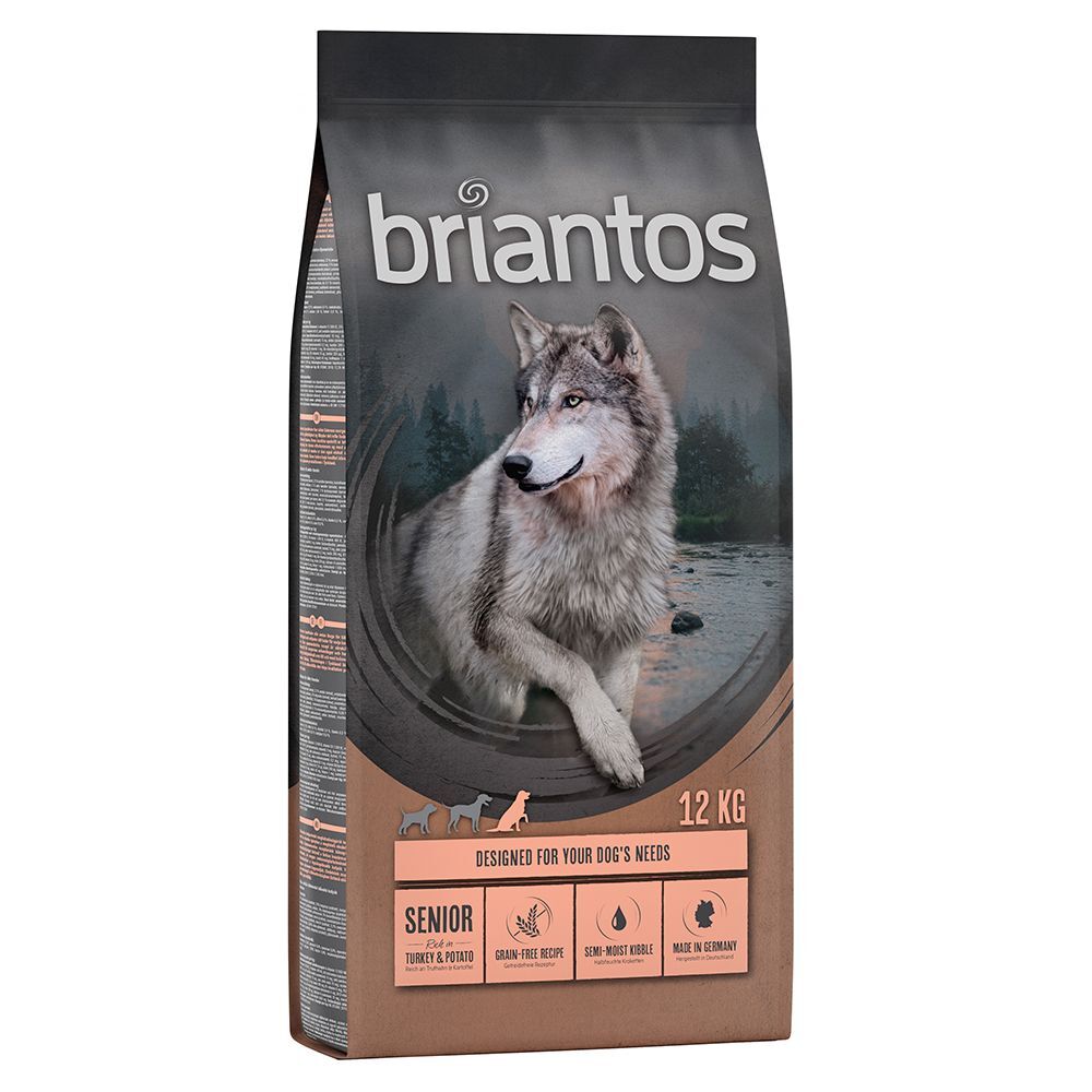 Briantos Senior dinde, pommes de terre - SANS CÉRÉALES pour chien - 2...
