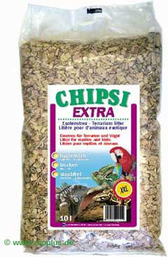 Chipsi Litière en bois de hêtre Chipsi Extra pour oiseau & reptile - 15 kg,...