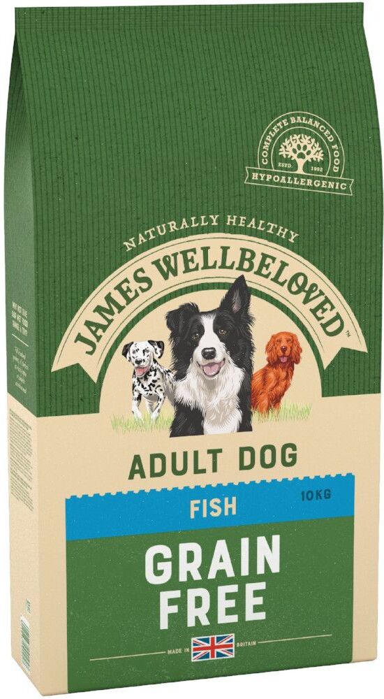 James Wellbeloved Adult sans céréales poisson, légumes pour chien -...