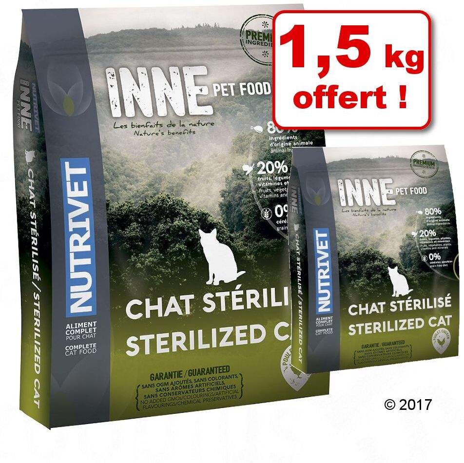 Nutrivet Croquettes Nutrivet Inne Cat 6 kg + 1,5 kg offert ! - Kitten