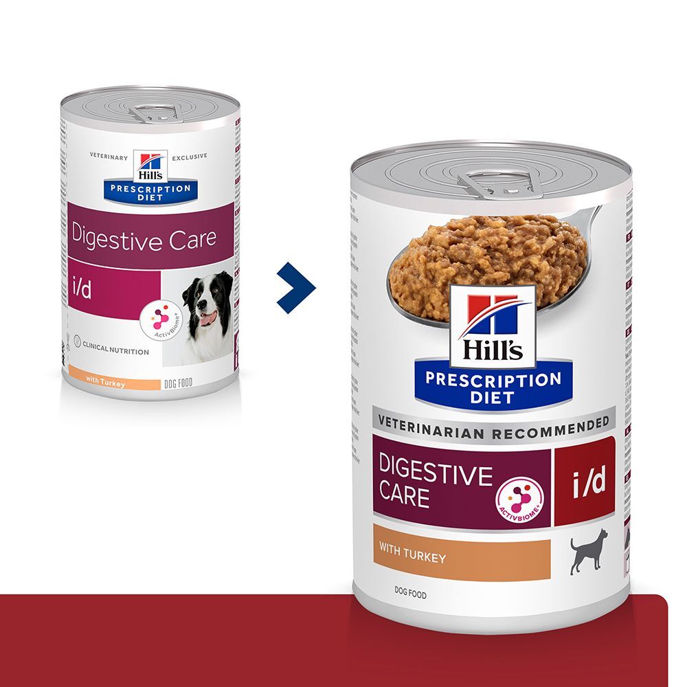 Hill's Prescription Diet i/d Digestive Care dinde pour chien - 24 x...