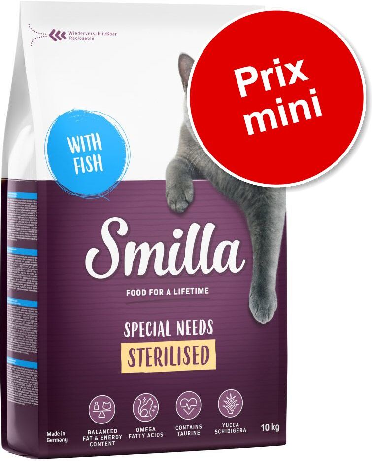 Smilla Croquettes Smilla 10 kg à prix mini ! - Adult, bœuf