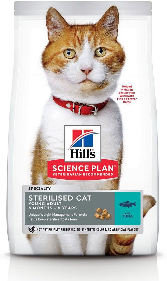 Hill's Science Plan Young Adult Sterilised thon pour chat - 15 kg