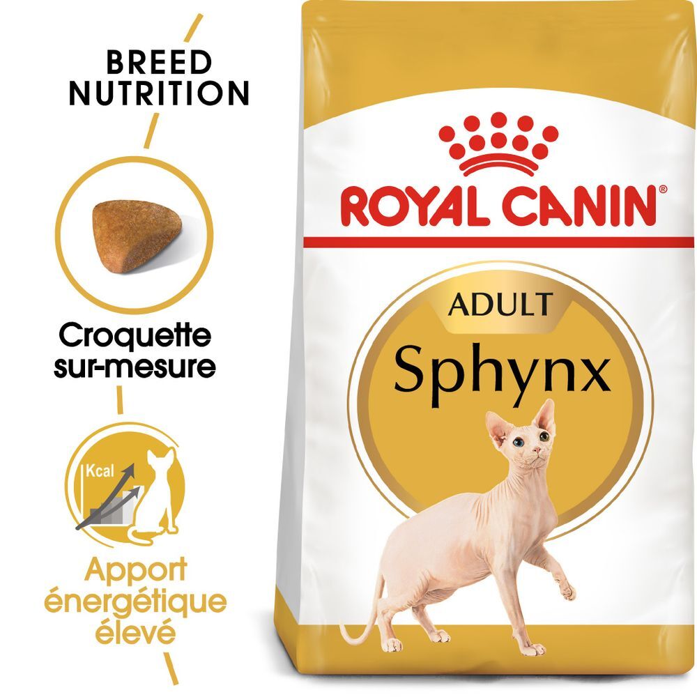 Royal Canin Breed Royal Canin Sphynx Adult pour chat - 10 kg