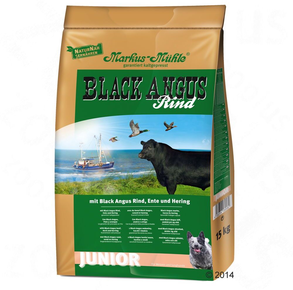 Markus Mühle Black Angus Junior pour chiot - 15 kg