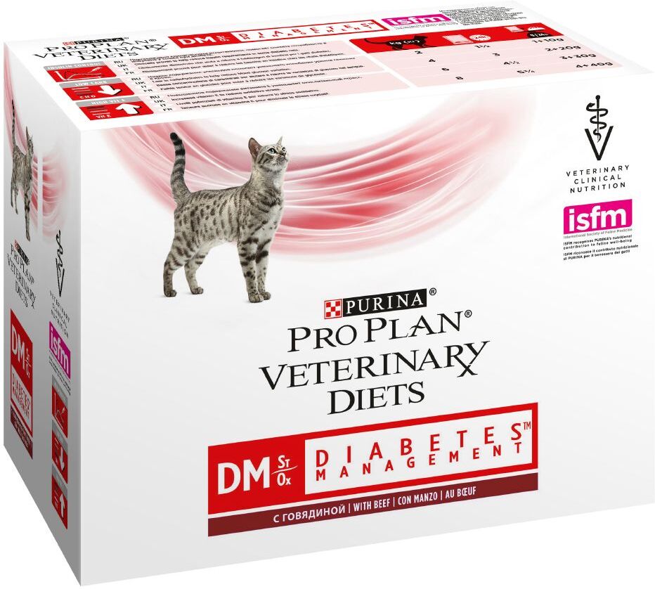 Purina Veterinary Diets PURINA PRO PLAN Veterinary Diets Feline DM ST/OX Diabetes Management...