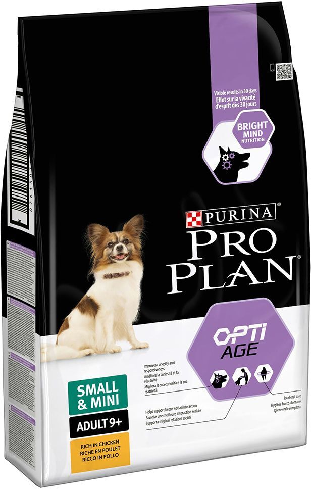 Pro Plan PURINA PRO PLAN Small & Mini Adult 9+ OPTIAGE pour chien - 7 kg