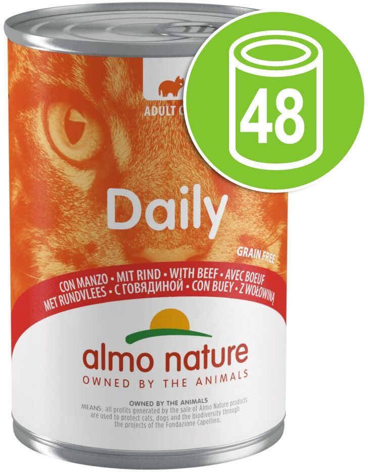 Almo Nature Daily Menu Lot Almo Nature Daily 48 x 400 g pour chat - poulet