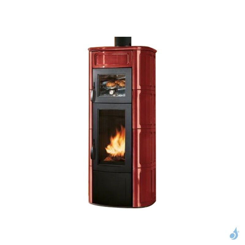 Palazzetti Poêle à bois Palazzetti Elisa Con Forno Puissance 9.7kW A+