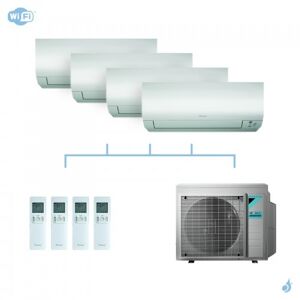 DAIKIN climatisation quadri split mural gaz R32 Perfera 6,8kW WiFi FTXM20N + FTXM25N + FTXM25N + FTXM25N + 4MXM68N A++
