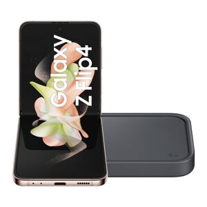 Samsung Galaxy Z Flip 4 128 Go Or Rose 5G + Chargeur Sans Fil 15 W