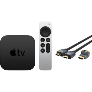 Apple TV 4K (2021) 32 Go + BlueBuilt Câble HDMI 2.1