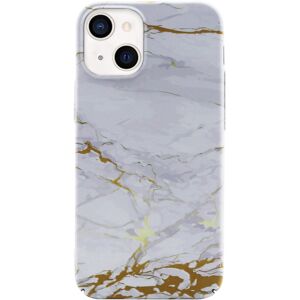 BlueBuilt Grey Marble Hard Case Apple iPhone 13 Back Cover