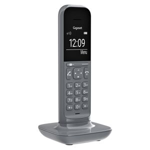 Gigaset CL390HX - Téléphone Fixe sans Fil au design Moderne avec Grand écran Rétro-Éclairé, fonctions Mains Libres et Blocage D'appels - Combiné supplémentaire - Gris Anthracite