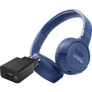 JBL Tune 660NC Bleu + XtremeMac Chargeur avec Port USB-A 12 W
