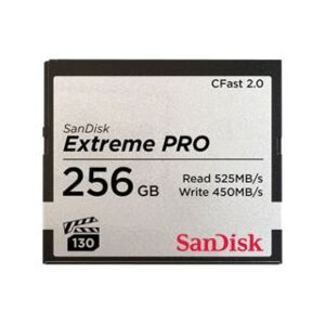 Sandisk Extreme Pro CFast 2.0 256 Go carte mémoire VPG 130, 525MB/s