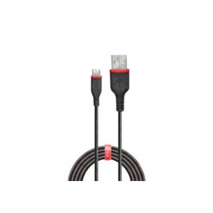 Lindy Câble de charge haute résistance USB Type A vers Micro-B. 3A. 1m